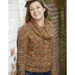3021 Drop Stitch Sweater & Cowl