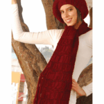 Pearl Hat & Scarf Set - Image 2